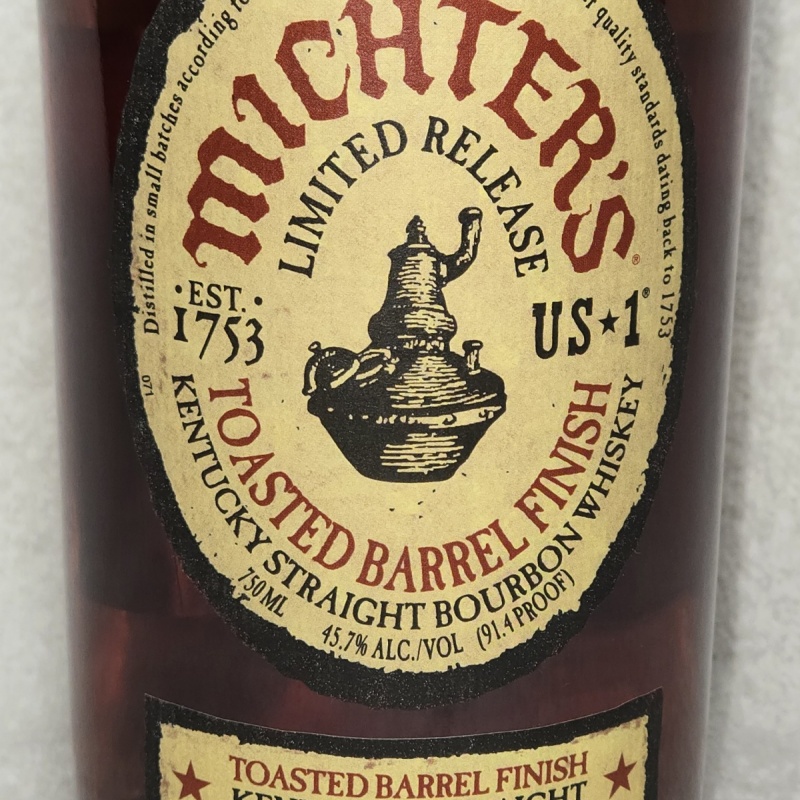 michters toasted barrel finish