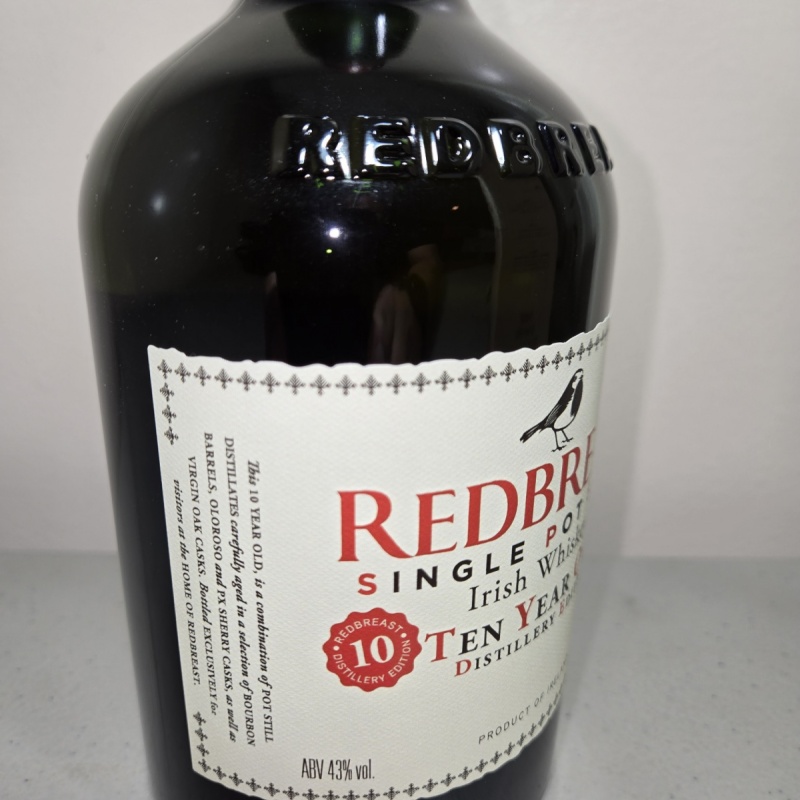 Redbreast 10 yr old single pot still distillery edition