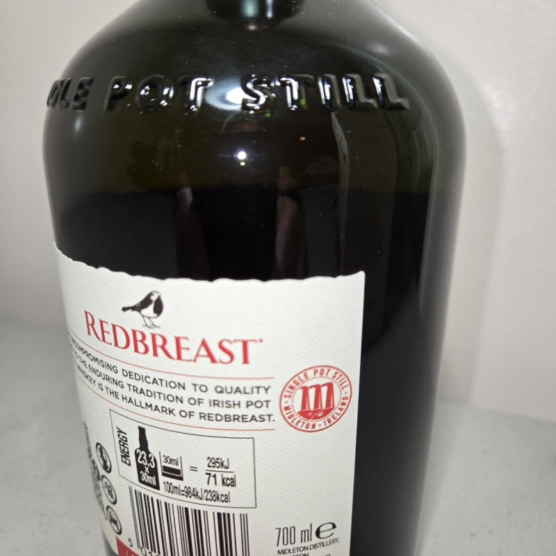 Redbreast 10 yr old single pot still distillery edition