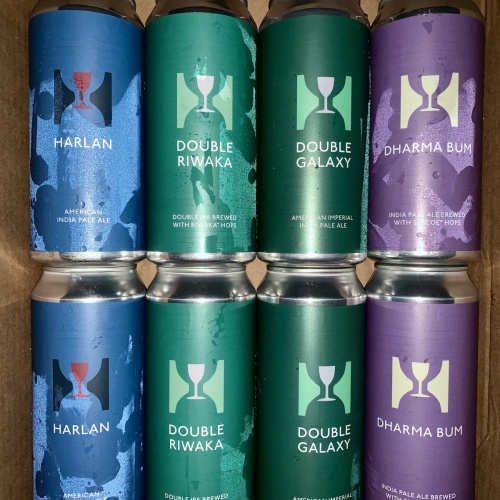 Hill Farmstead 8pk Double Riwaka, Double Galaxy, Dharma Bum, Harlan