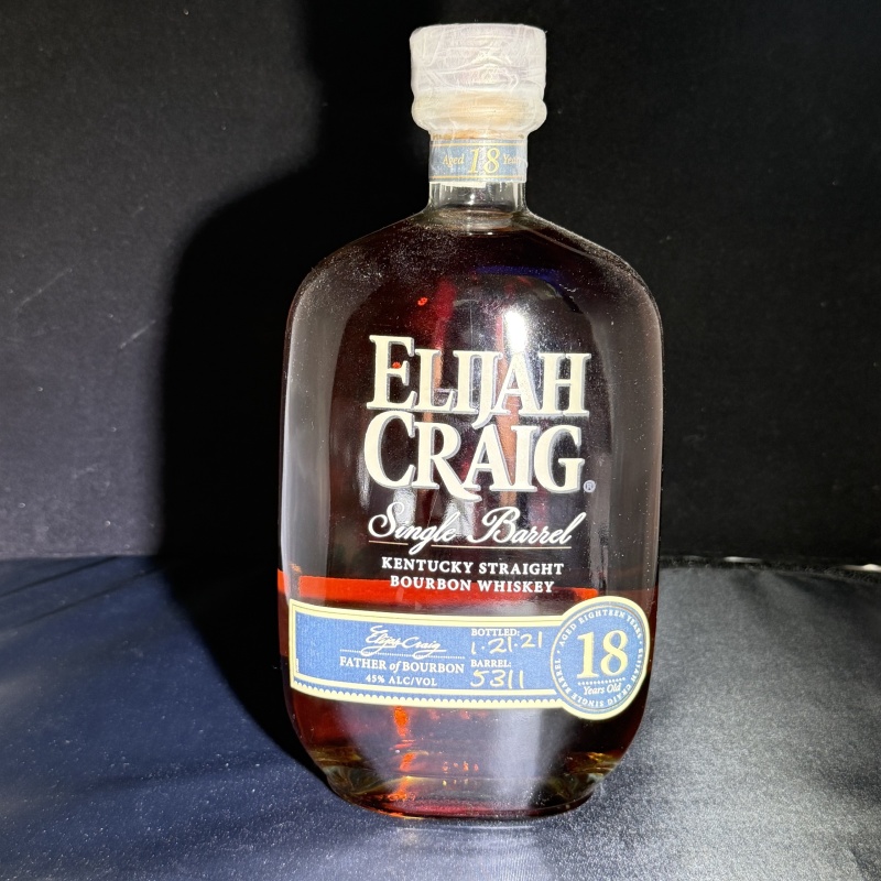 Elijah Craig single barrel 18yr