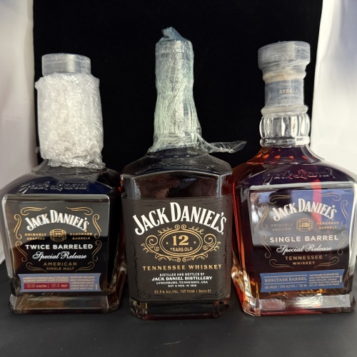Jack Daniels x 3 - 12 year batch 1, Heritage Barrel, Single Malt