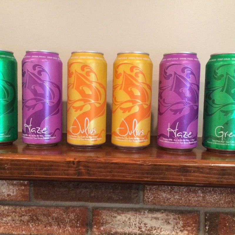 Tree House Brewing 2 * JULIUS, 2 * HAZE & 2 * GREEN - 6 CANS TOTAL