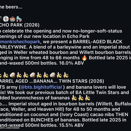 2026 Monkish BA Echopark & Banana BALTS
