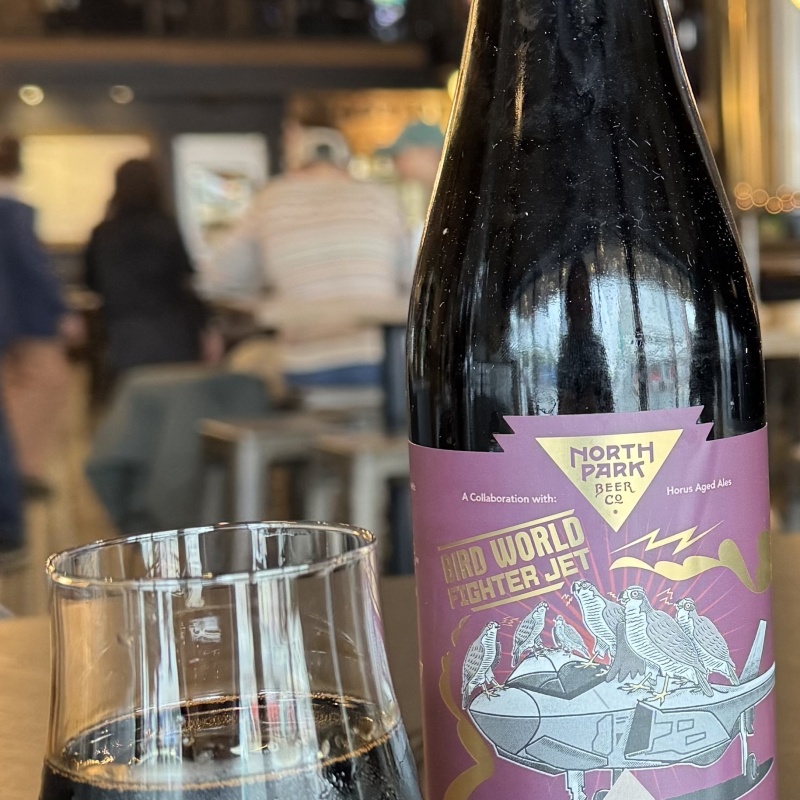 North Park Beer Co. x Horus Aged Ales: Bird World Fighter Jet