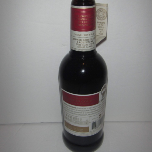 Goose Island 2017 Bourbon County Brand Barleywine Ale, 12 oz bottle (retired)