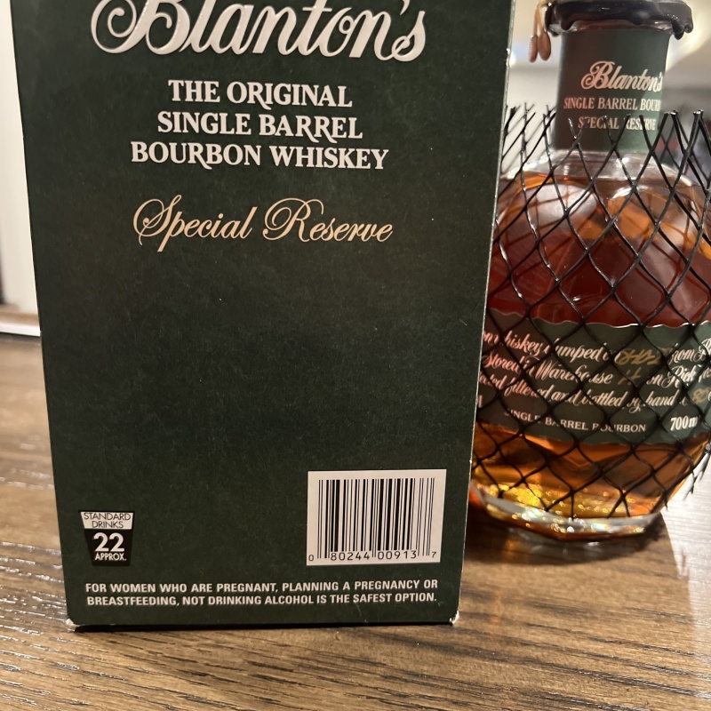 Blantons Special Reserve Green Label