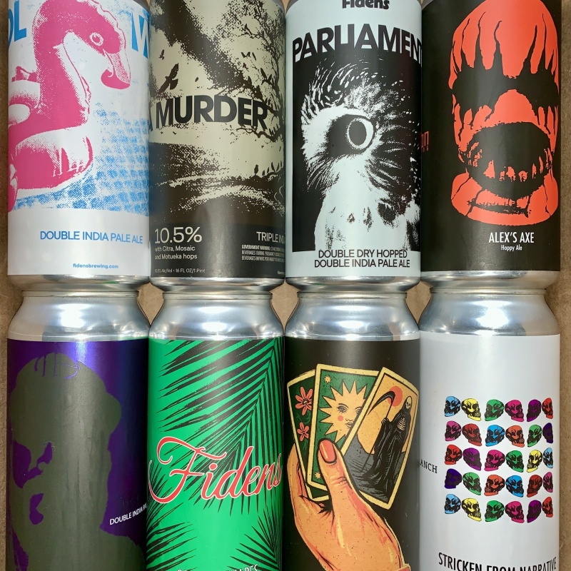 Fidens 8pk Parliament, Organic Shapes, Murder Of Crows, Will Of The Universe, Alex’s, Rossi’s, Stricken From the Narrative, Pool Water