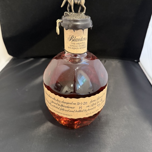 Blanton's single barrel, letter B, date 10-01-20