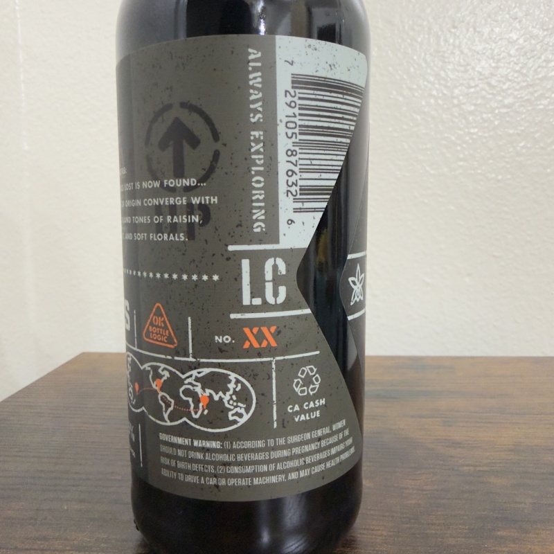 Bottle Logic Brewing Lost Coordinates 2022 - Bourbon Barrel Aged Imperial Vanilla Stout - Comoros, Cook Islands & Costa Rica Vanilla Blend - 500ml
