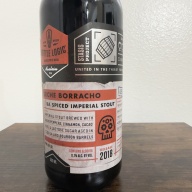 Bottle Logic Brewing Leche Borracho 2018 - Bourbon & Tequila Barrel Aged Spiced Imperial Stout - Ancho Pepper Cinnamon Cacao - 500ml