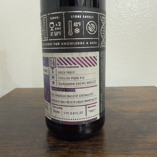 Bottle Logic Brewing x Ritual Brewing Arcane Rituals 2021 - BA English-Style Barleywine - Bourbon, Brandy & VSOP Cognac Barrels - 500ml - Batch 002