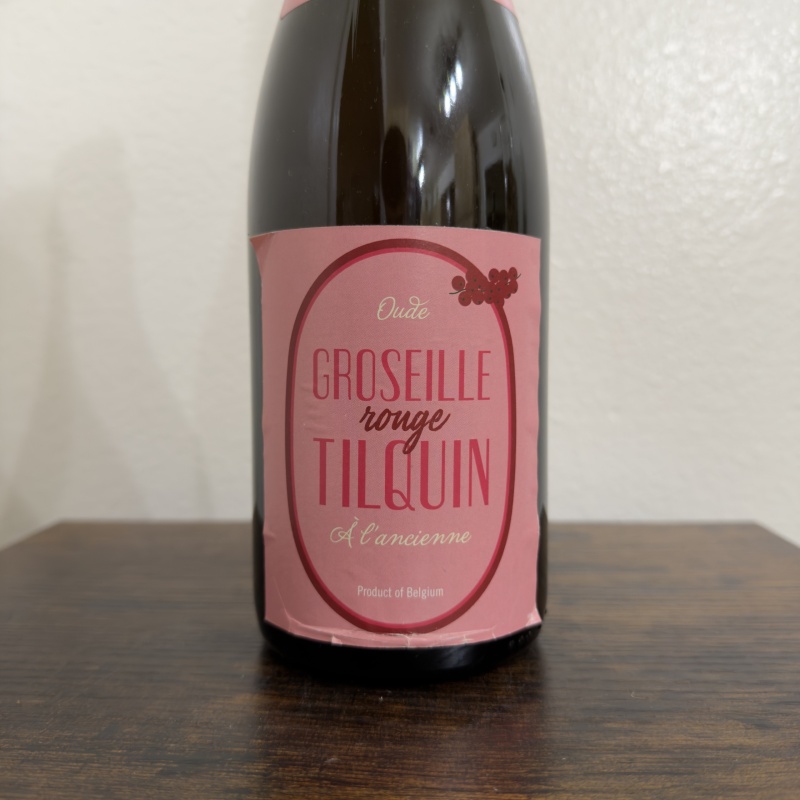 Tilquin Oude Groseille Rouge Tilquin à l'ancienne - 2017 Redcurrant Lambic - 750ml - 6.6% ABV - Best Before 14/03/2028