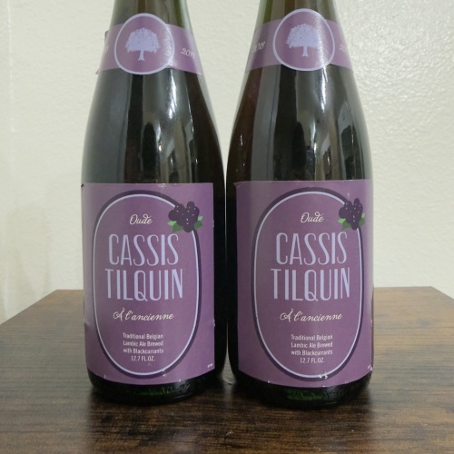 Tilquin Oude Cassis Tilquin à l'ancienne - 2018 Blackcurrant Lambic - 375ml - 6.3% ABV - Best Before 25/03/2029