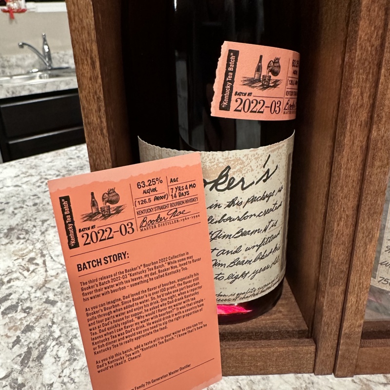 Booker's Kentucky Tea Batch 2022-03