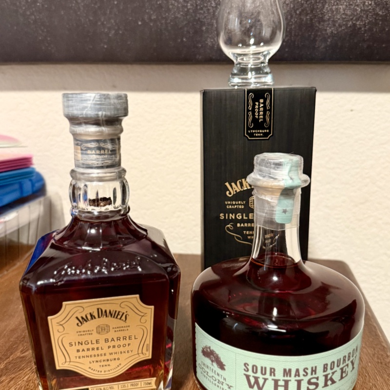 JD SBBP (2018/very high proof)/Discontinued Thirteenth Colony Bundle W/ Glencairn!