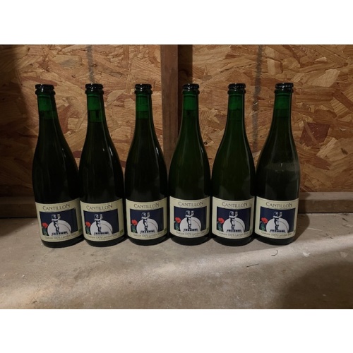 Lot of 6 Cantillon Gueuze