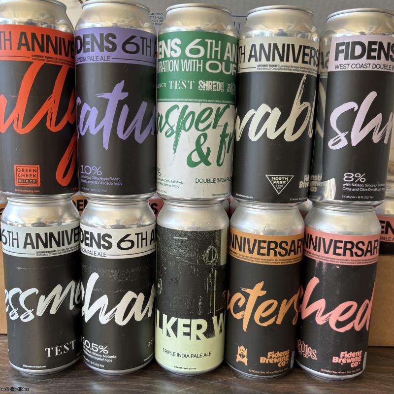 Fidens anniversary cans 10 pack complete set