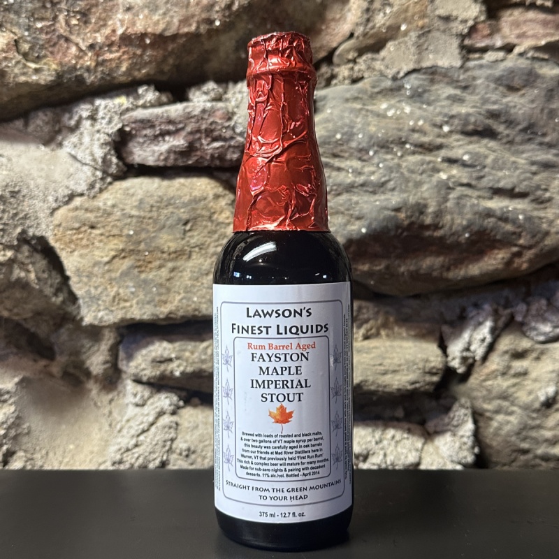 Lawsons Rum Barrel Aged Fayston Maple Imperial Stout (2014)