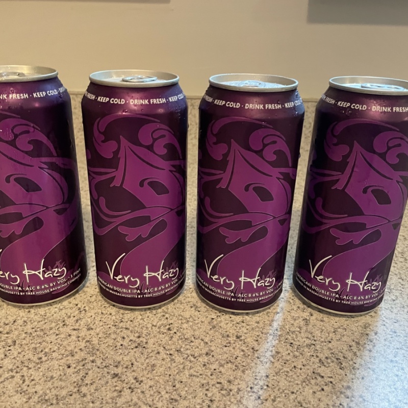 Tree House Brewing 4 * VERY HAZY - 4 CANS 11/18/2025