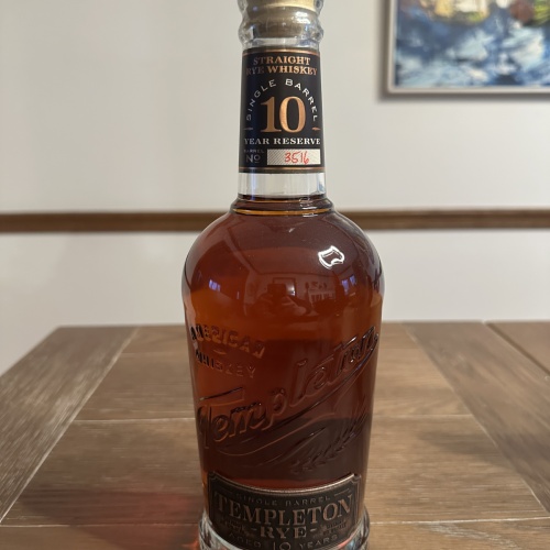 Templeton Rye 10 Year MGP Single Barrel