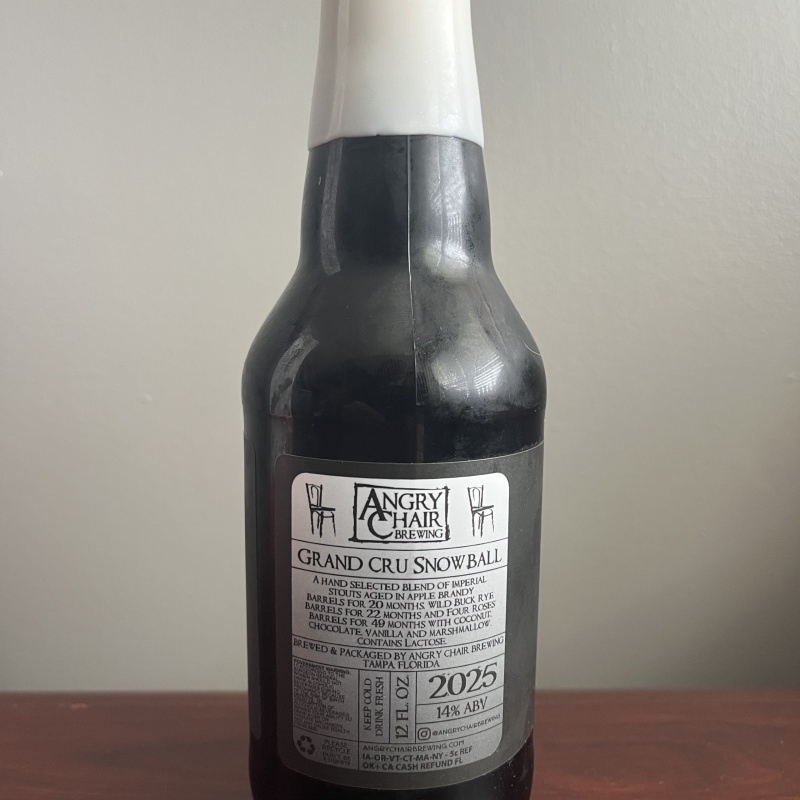 Angry Chair - 2025 Grand Cru Snowball