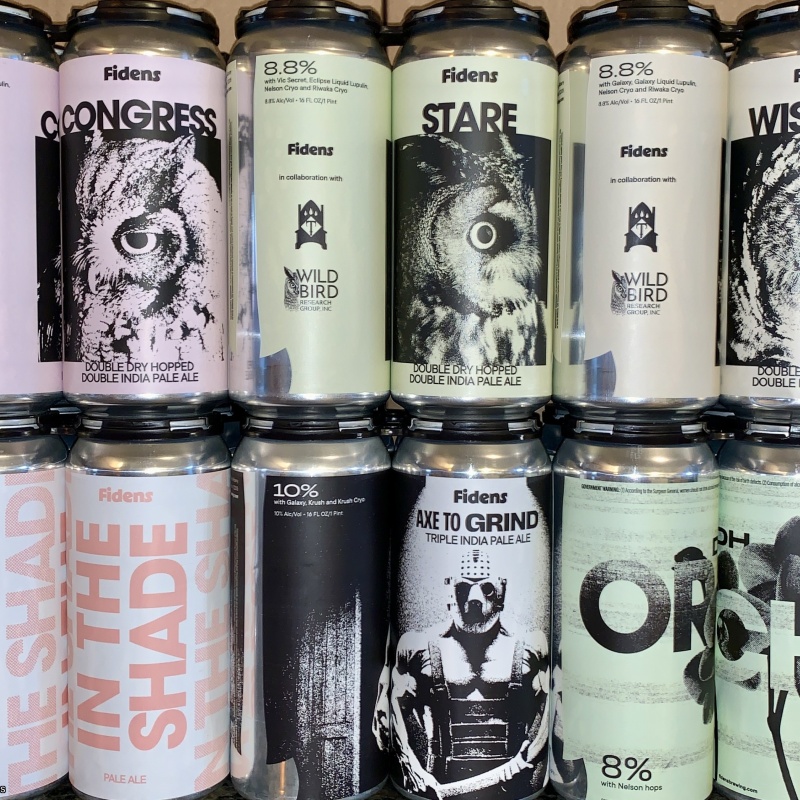 Fidens Full Case Stare, Wisdom, Congress, Axe To Grind, DDH Orchid, In The Shade
