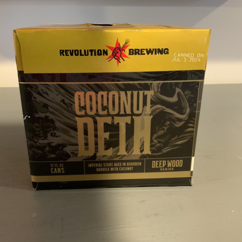 2024 Revolution Brewing  Coconut Deth