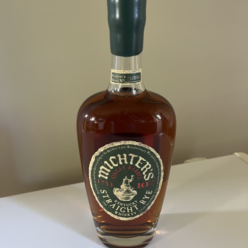 2023 MICHTER 10 YEAR RYE 23C... FREE SHIPPING