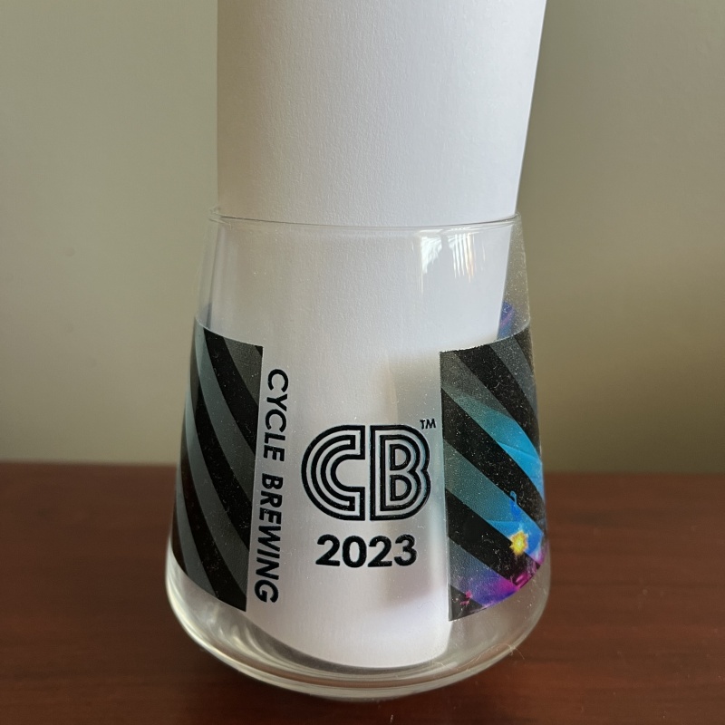 Cycle Brewing 2023 glass