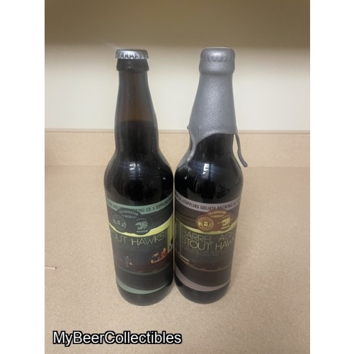 Toppling Goliath BA and Regular Stout Hawks