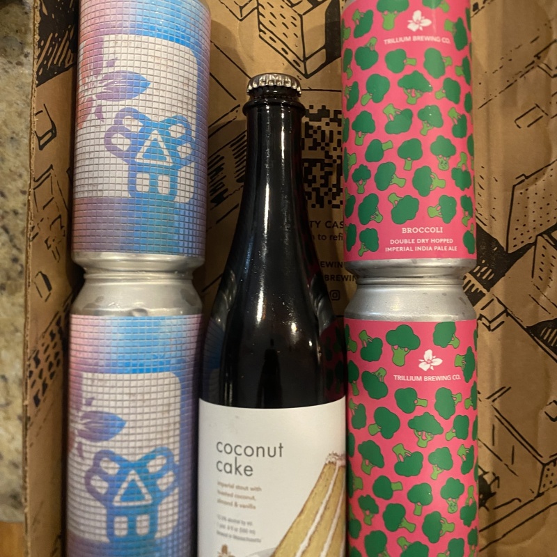 Trillium Mix Set ~ Broccoli Freaky Friday Lux Tiles Coconut Cake