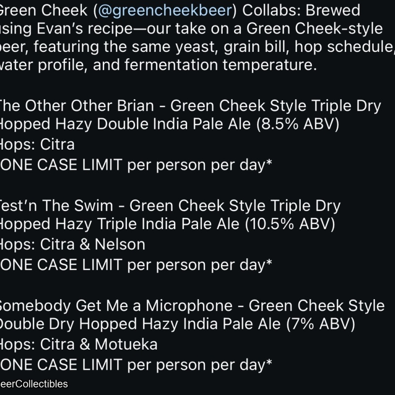 Fidens x Green Cheek The Other Other Brian