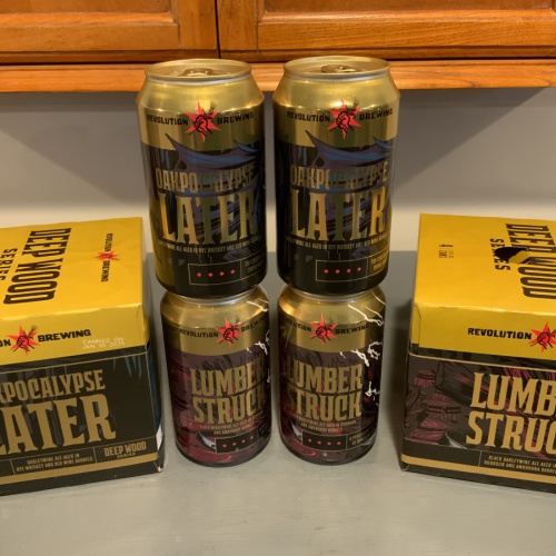 2025 Revolution Brewing Deep Wood  Oakpocalypse Later and Lumberstruck