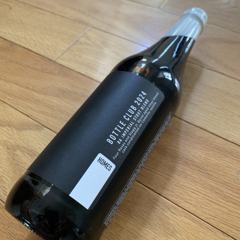 HOMES Brewery Vanilla Bottle Club 2024 Stout bourbon barrel aged pastry stout Brewing