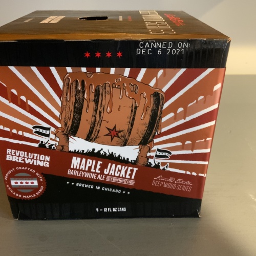 Revolution Deep Wood  2021 Maple Jacket Barleywine  Ale