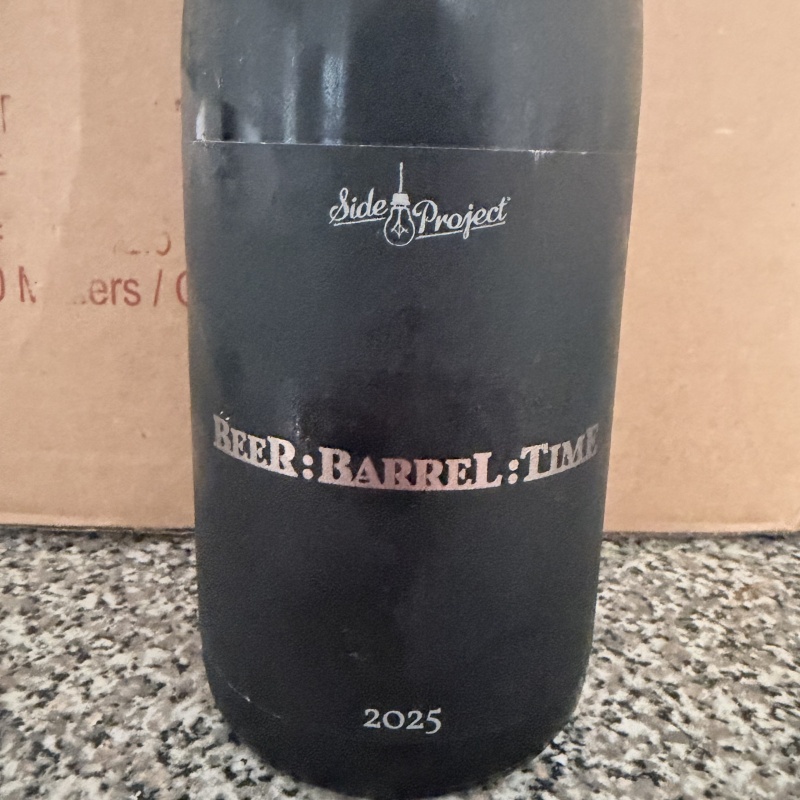 24 Hours! 2025 Side Project Beer Barrel Time 2025 BBT ships Fast