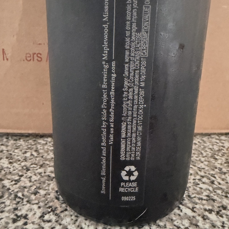 24 Hours! 2025 Side Project 12 Year Barleywine 2025 ships Fast