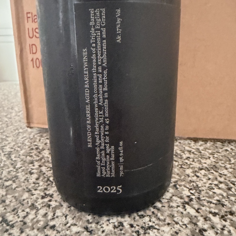 24 Hours! 2025 Side Project 12 Year Barleywine 2025 ships Fast