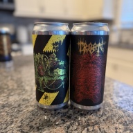 Two Different Troon Brewing Fidens Collab Crowlers Irradiated Jasper and Budding Prospects