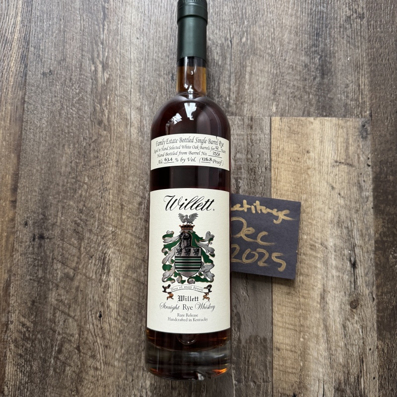 Willett Family Estate 12 Year Rye