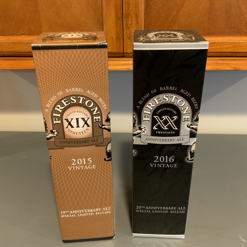 Firestone Walker Anniversary Ale Special  Limited Release 2015 and 2016