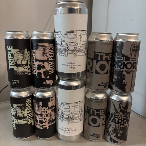 Fidens mixed 8 pack with 2 fruited crowlers