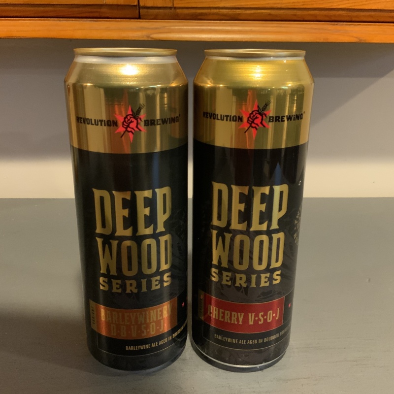 Revolution Barleywinery DBVSOJ and  Cherry VSOJ
