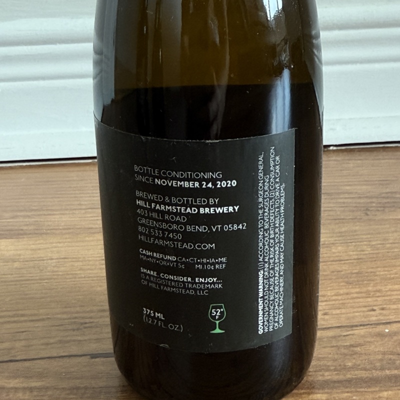 2020 Hill farmstead Wine BA table Dorothy