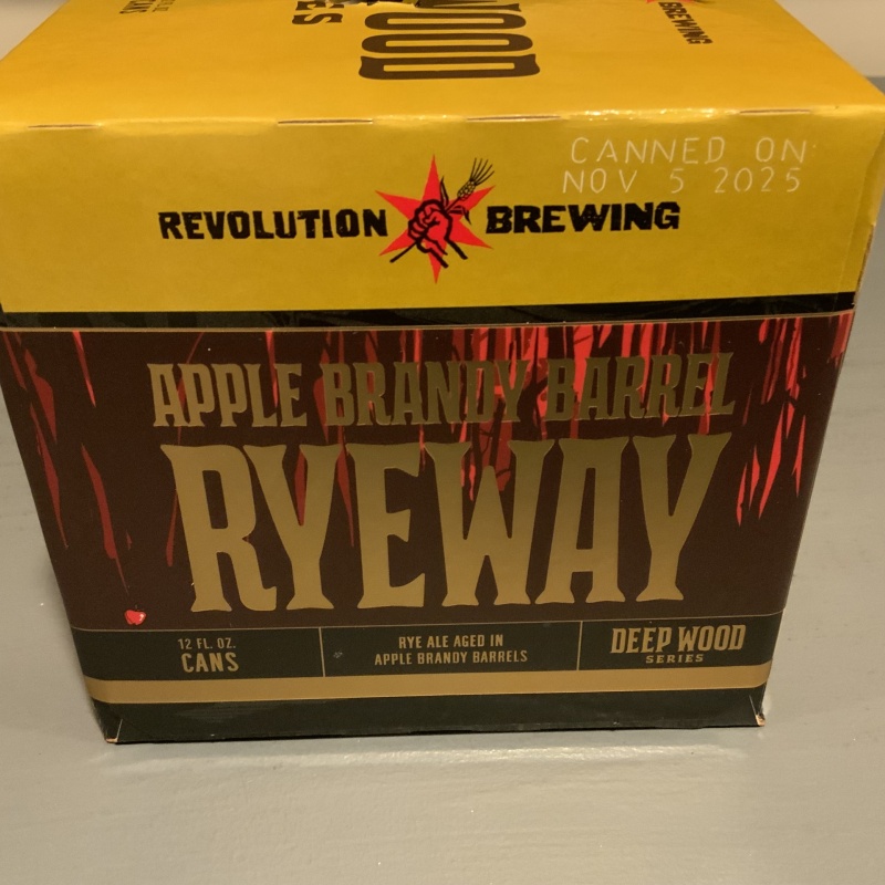 2025 Revolution Deep Wood  Apple Brandy Ryeway