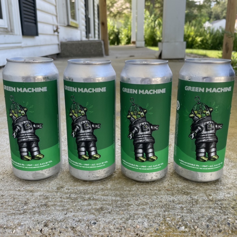 Tree House Brewing 4 * GREEN MACHINE - 4 CANS TOTAL12/31/2025