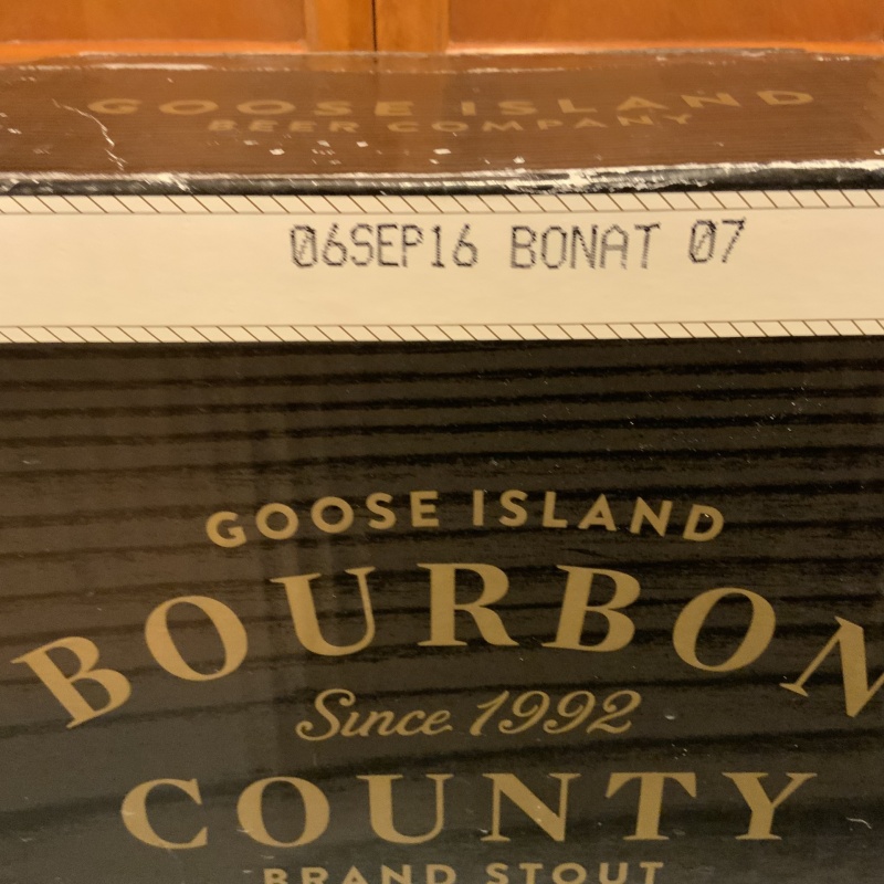 2016 Goose Island / Bourbon County BCBS  Half Case