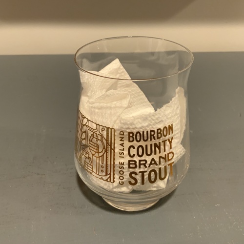 Goose Island Bourbon County Brand Stout Glass