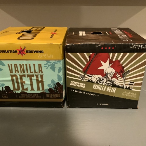 2025 Revolution Deep Wood 2- 4 pack Vanilla Deth  2025 and 2021 Vintage